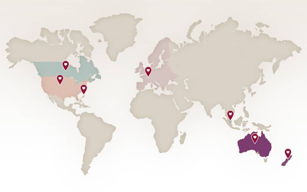 Austraila, New Zealand & Asia Pacific