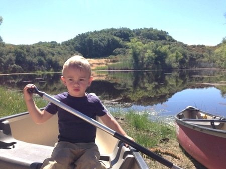 Hudson rows the boat - Team Retreat