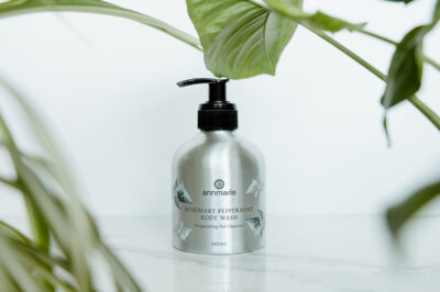The Rosemary Peppermint Dream Team in Our Vegan Body Wash 1