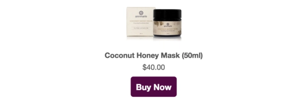 coconut honey mask