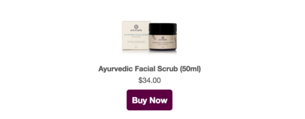 Ayurvedic facial scrub