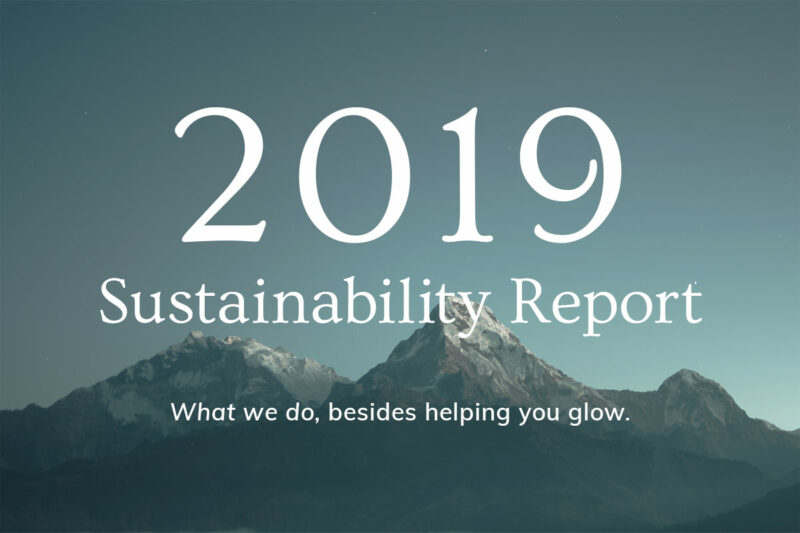Annmarie Skin Care Sustainability Report: 2019 1