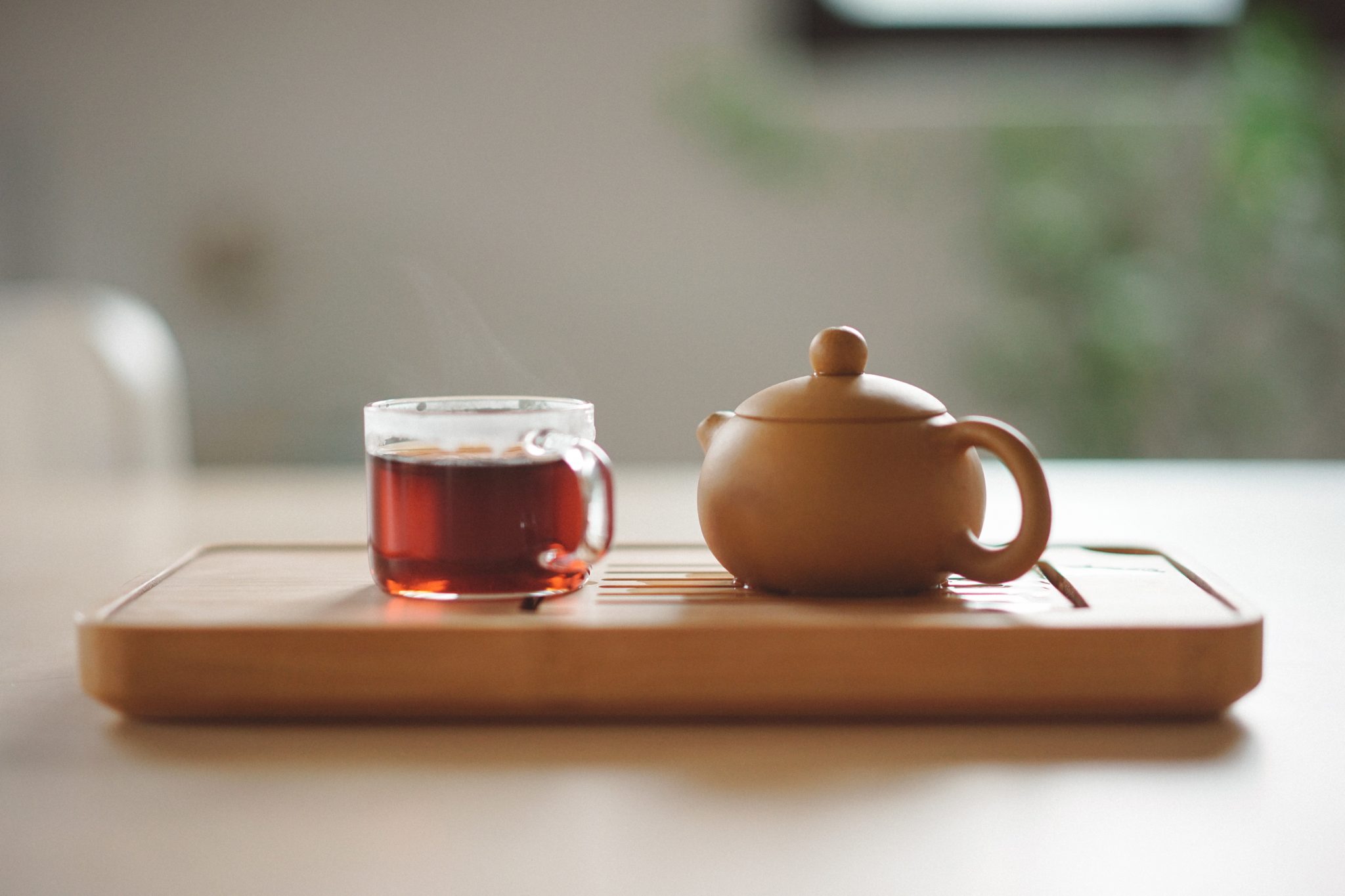 Using dandelion tea for detoxing your body.