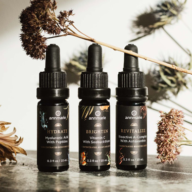 A trio of 10 ml bottles of our Concentrated Boosting Elixirs