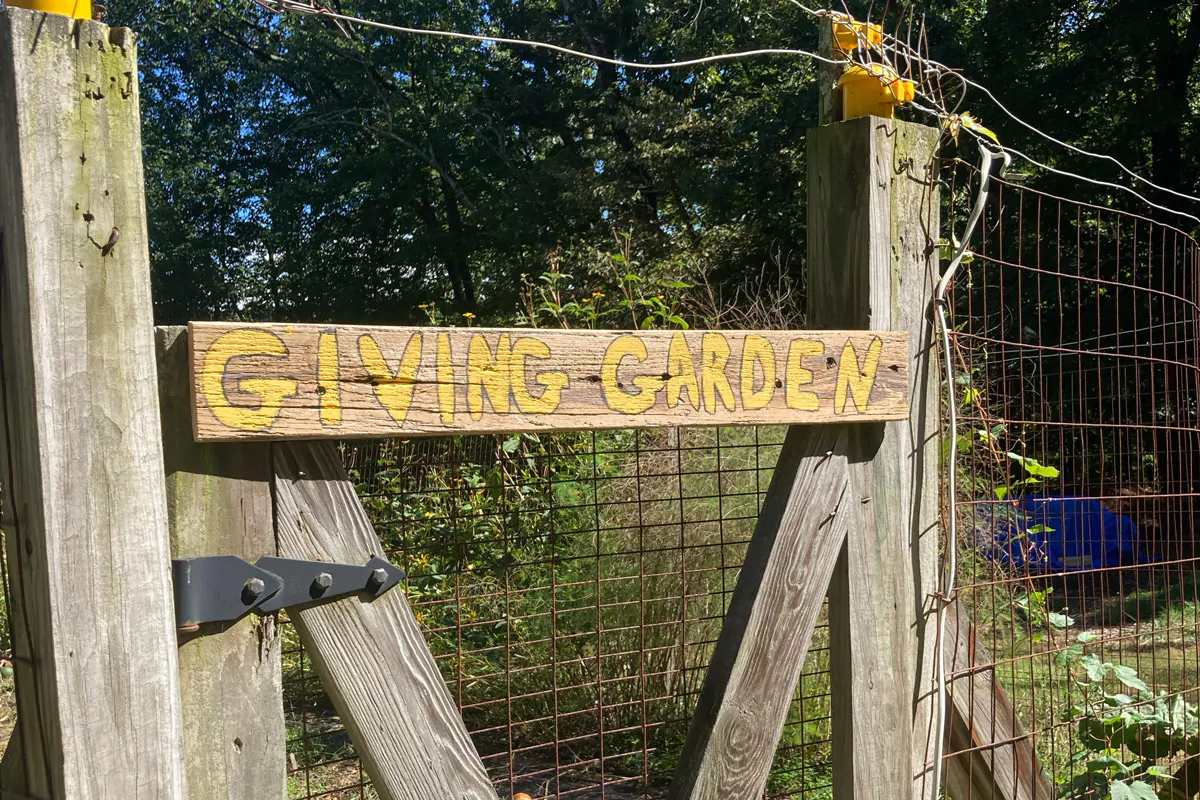 Giving garden