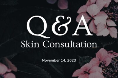 November 14th Annmarie Skin Care Skin Consultation