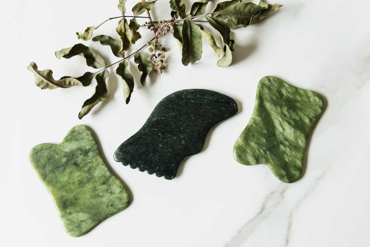 Different types of gua sha tools