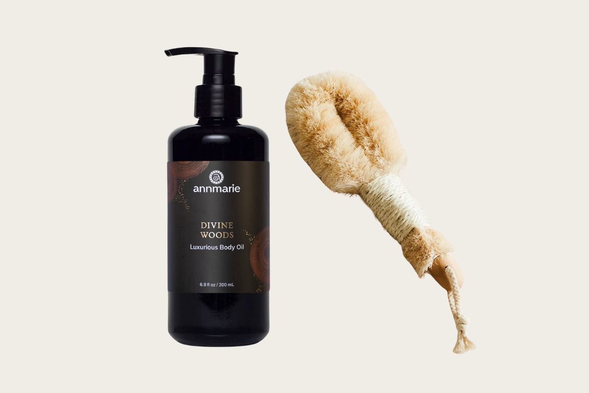 Divine Woods & Exfoliating Body Brush