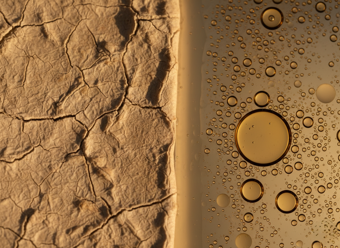 Look of Dehydration Lines vs. Wrinkles