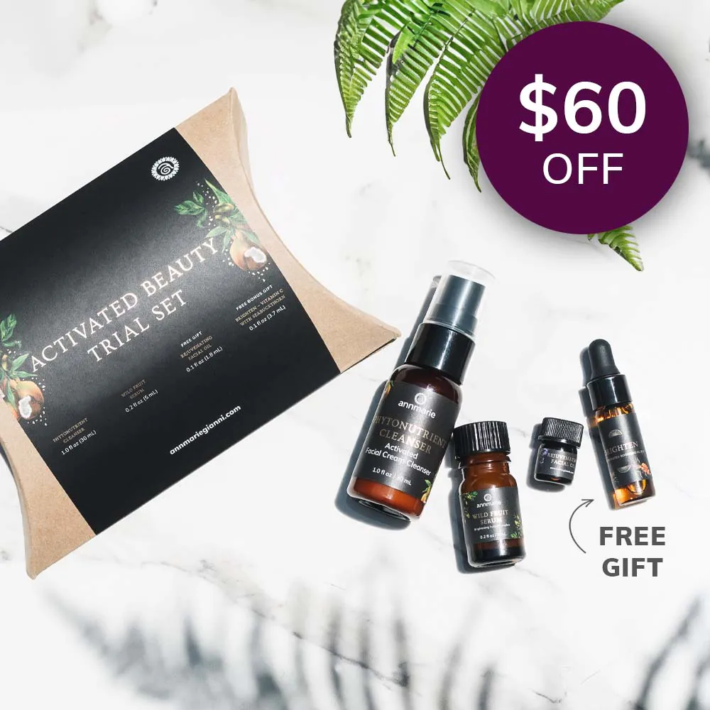 Save $60 off the Activated Beauty Trial. Comes with FREE GIFT: Brighten Boosting Elixir.