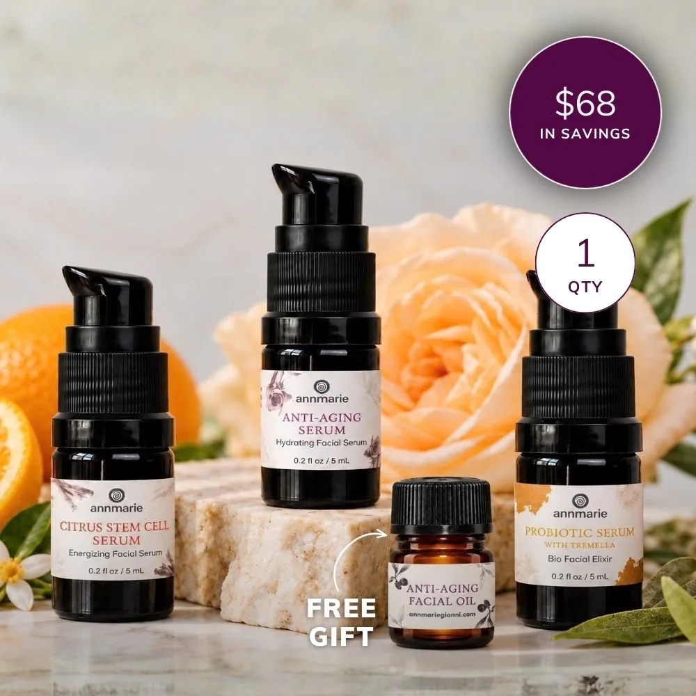 Get 1 Serum Trio + Free Anti-Aging Facial Oil Sample Offer and Save $68