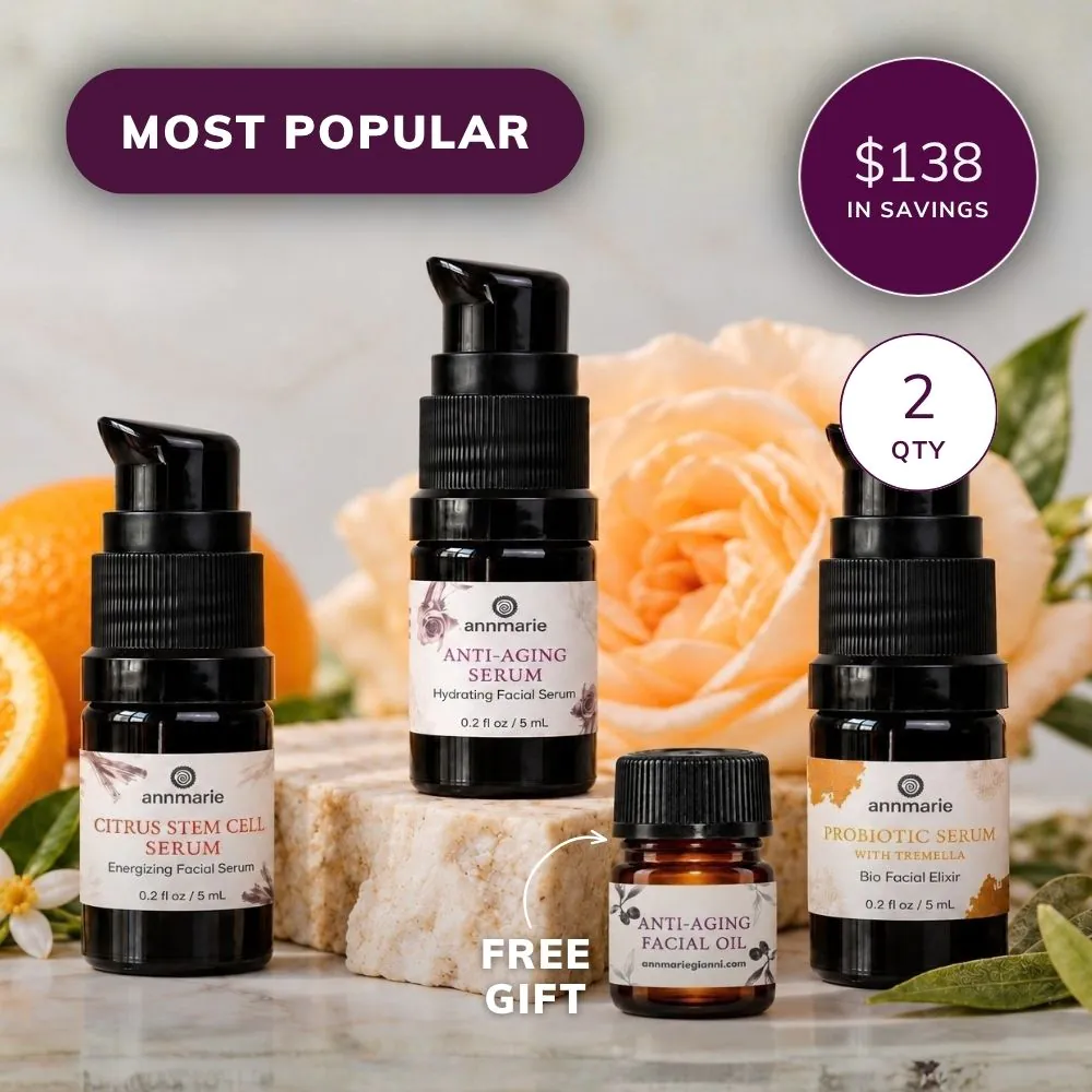 Get 2 Serum Trio + Free Anti-Aging Facial Oil Sample Offer and Save $138