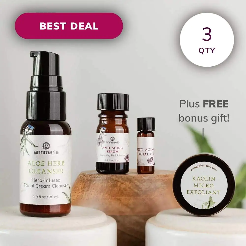 Best deal - 3 quantity of Clean Beauty Trial Set with Kaolin Micro Exfoliant sample